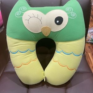 Cat and Owl Neck Pillow